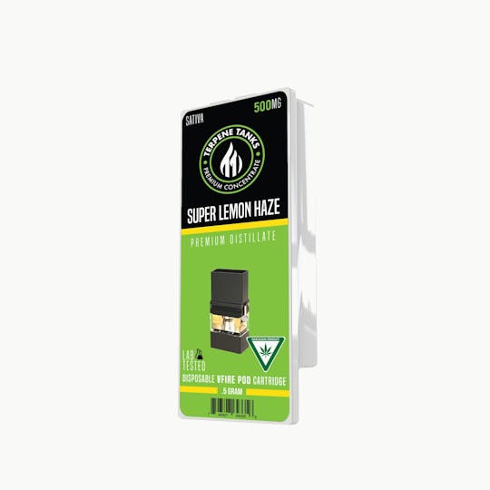 Terpene Tanks - Terpene Tanks Super Lemon Haze V-Fire Pod .5g - 1