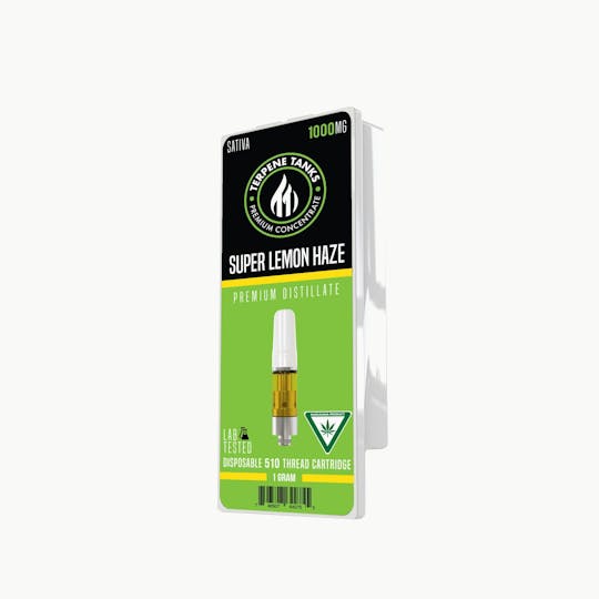 Terpene Tanks - Terpene Tanks Super Lemon Haze 510 Cartridge 1g - 1