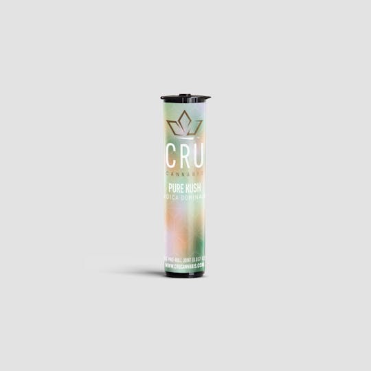 CRU Cannabis - Pure Kush (0.5G Pre-Roll) - 1