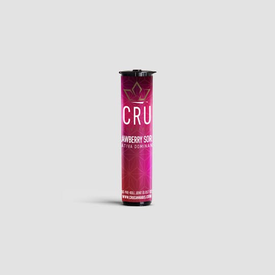CRU Cannabis - Strawberry Sorbet (0.5G Pre-Roll) - 1