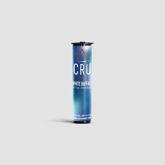 CRU Cannabis - White Buffalo (0.5G Pre-Roll) - 1