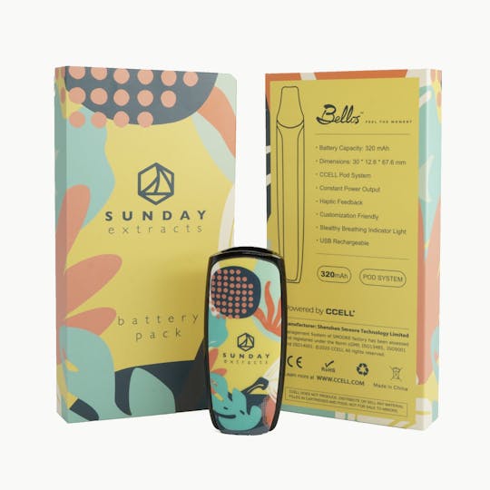Sunday Extracts - Bellos Battery Pack - Yellow Tropical - 1