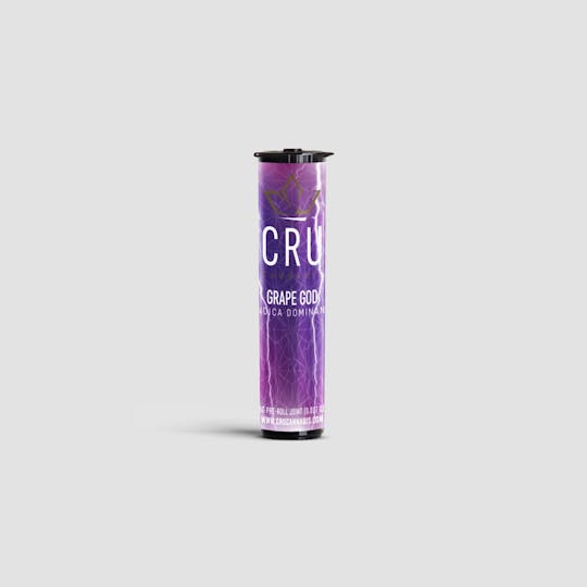CRU Cannabis - Grape God (0.5G Pre-Roll) - 1