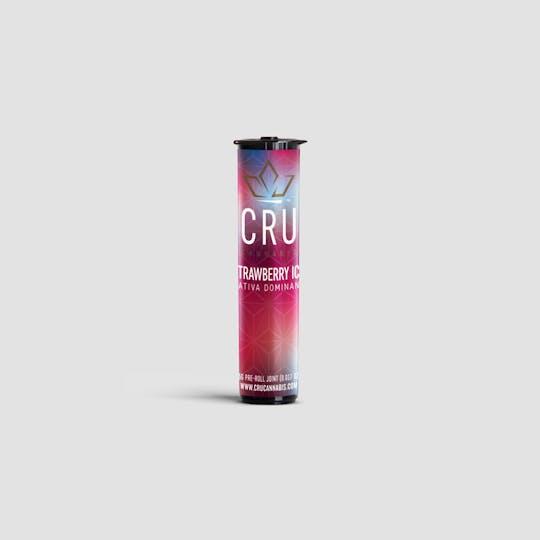 CRU Cannabis - Strawberry Ice (0.5G Pre-Roll) - 1