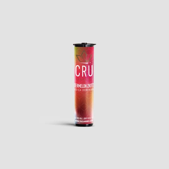 CRU Cannabis - Watermelon Zkittlez (0.5G Pre-Roll) - 1