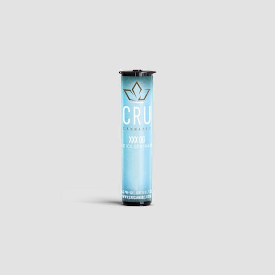 CRU Cannabis - XXX OG (0.5G Pre-Roll) - 1