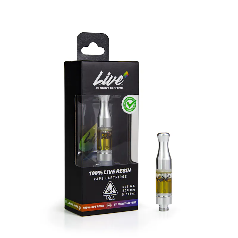 Heavy Hitters LIVE Critical Cure CBD (2:1) 100% Live Resin 0.5G concentrate