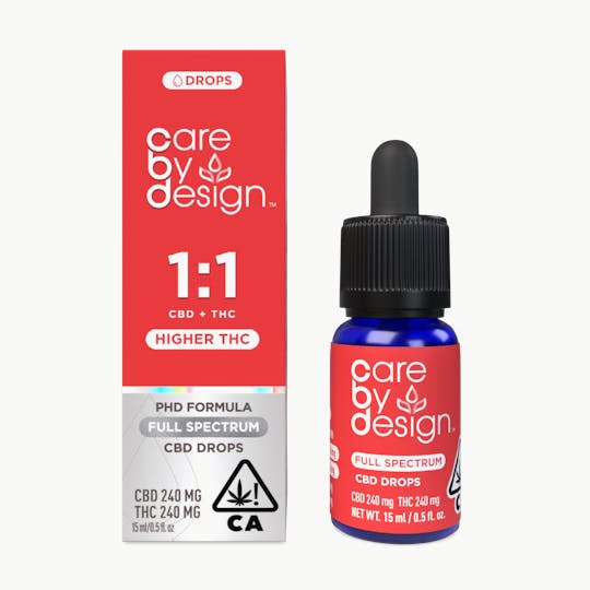 Care By Design - Care By Design | 1:1 Full Spectrum CBD Drops 15ml - 1