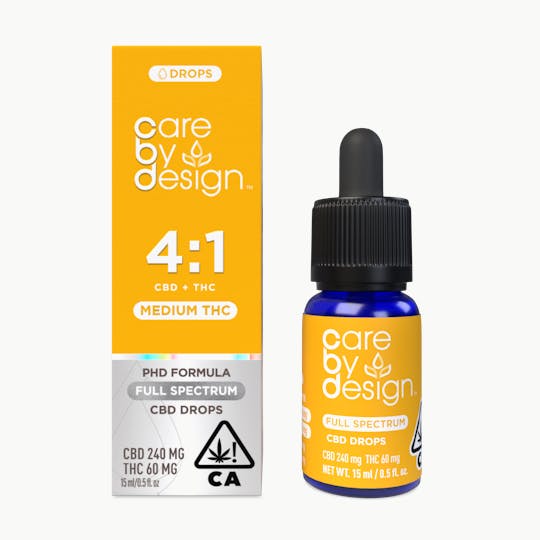Care By Design - Care By Design | 4:1 Full Spectrum CBD Drops 15ml - 1