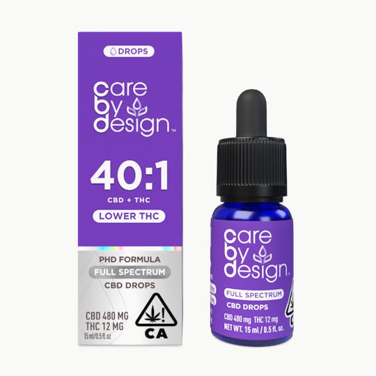 Care By Design - Care By Design | 40:1 Full Spectrum CBD Drops 15ml - 1