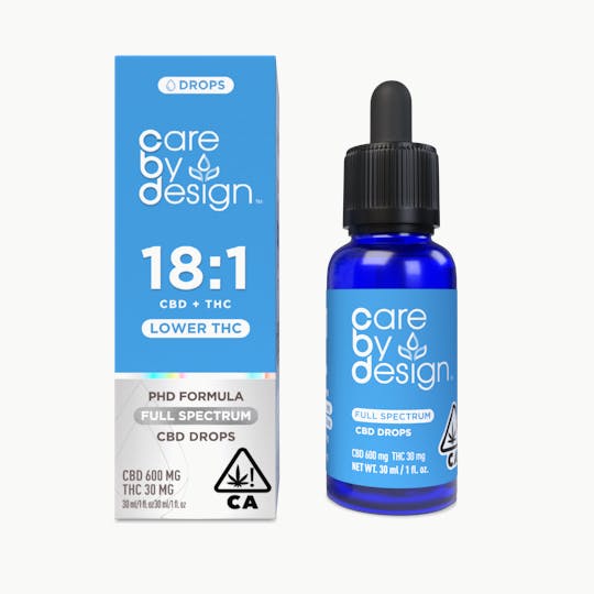 Care By Design - Care By Design | 18:1 Full Spectrum CBD Drops 30ml - 1