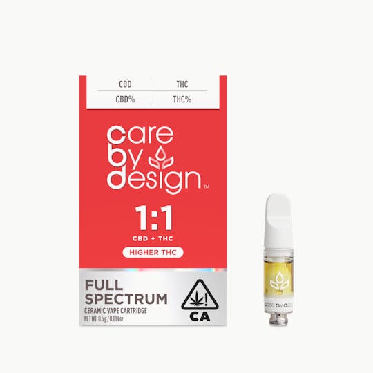 Care By Design - Care By Design | 1:1 CBD Vape Cartridge 500mg - 1