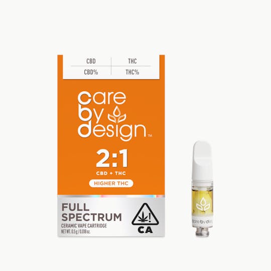 Care By Design - Care By Design | 2:1 Full Spectrum Vape Cartridge 500mg - 1