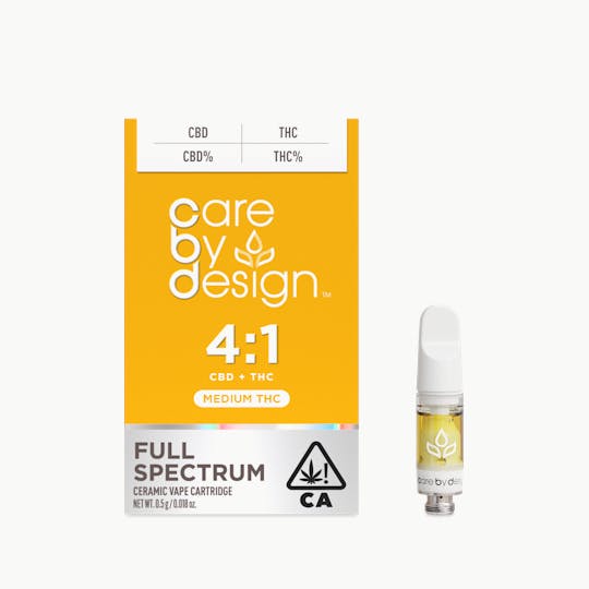 Care By Design - Care By Design | 4:1 CBD Vape Cartridge 500mg - 1
