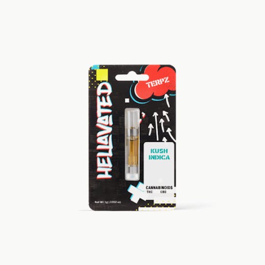 Hellavated - Kush Indica Terpz Cartridge 1g - 1