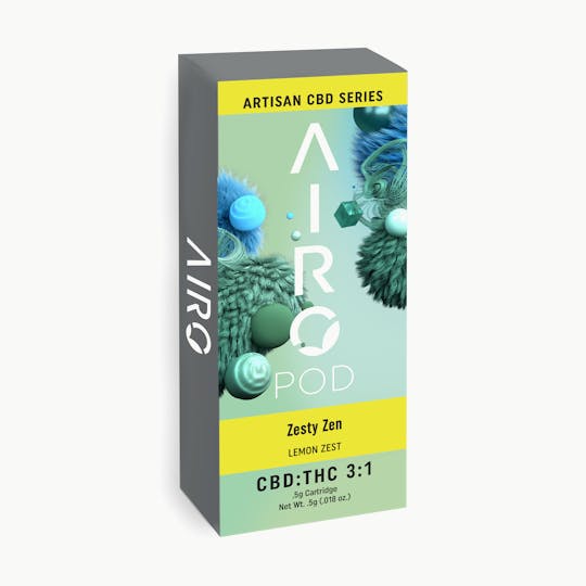 Airo Brands - AiroPod - CBD (3:1) - Zesty Zen - .5g - 1