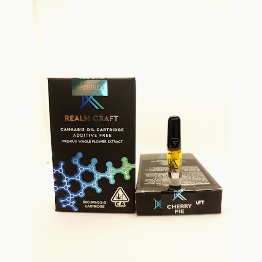 Realm Craft Cannabis - Cherry Pie Vape Cartridge - 1