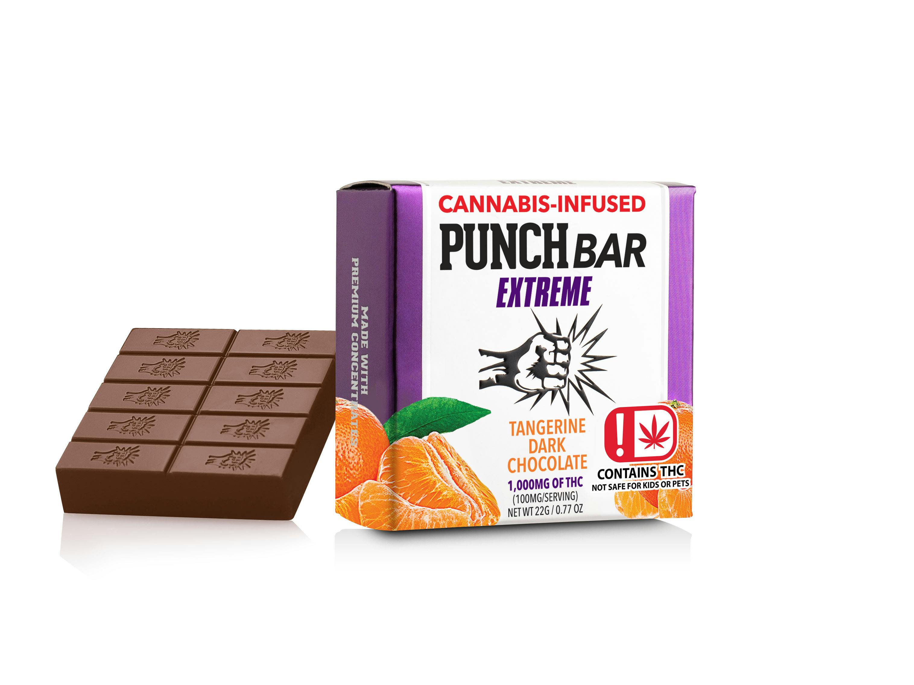 Dark Chocolate Tangerine Extreme PunchBar 1,000mg (OK) Punch Edibles