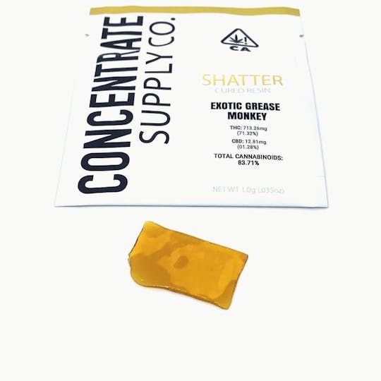 Concentrate Supply Co. CSC - CSC Shatter - Exotic Grease Monkey - 1
