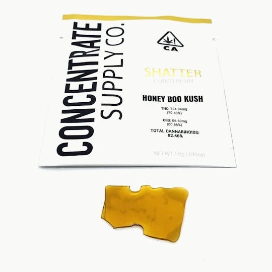 Concentrate Supply Co. CSC - CSC Shatter - Honey Boo Kush - 1