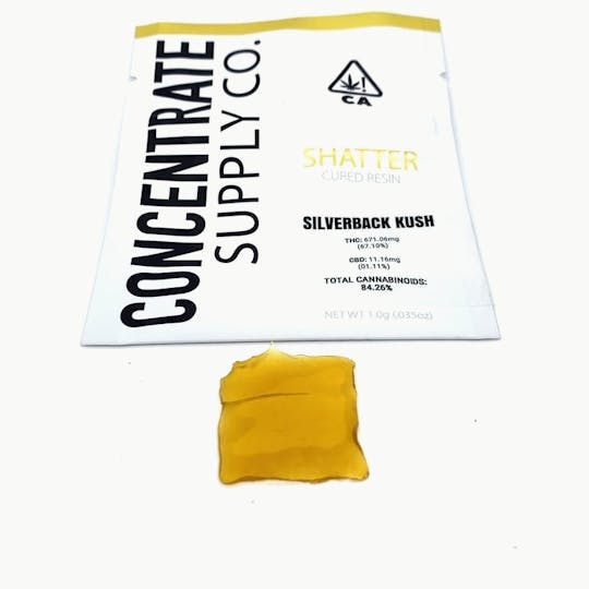 Concentrate Supply Co. CSC - CSC Shatter - Silverback Kush - 1