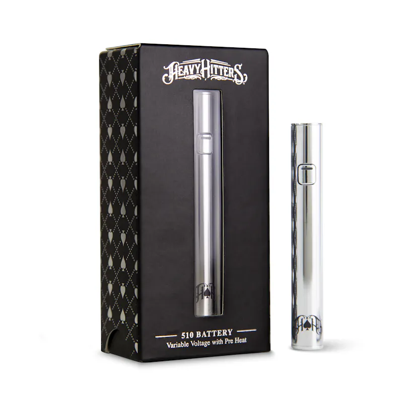 Heavy Hitters Ultra Premium Variable Voltage Battery - Chrome