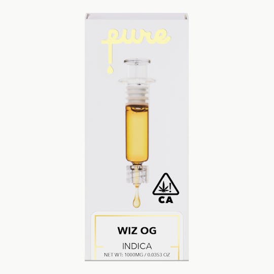 Pure Vape - Pure Cannabis Extract 1g Cartridge - Wiz OG - Indica - 1