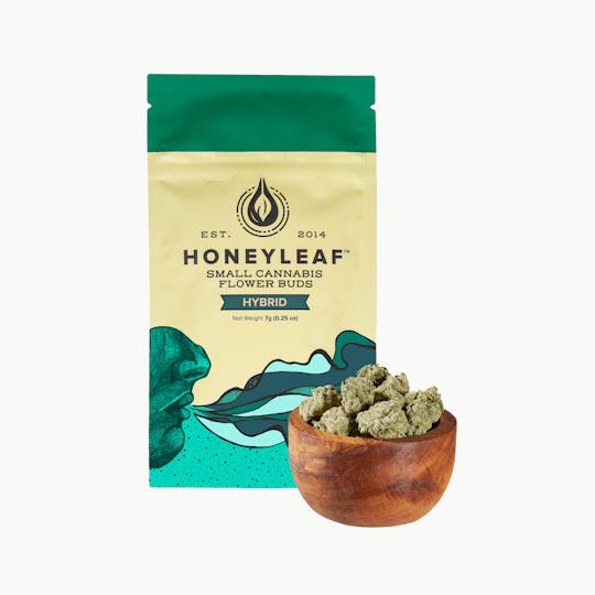 Honeyleaf - HYBRID - Small Cannabis Flower Buds (7G) - 1