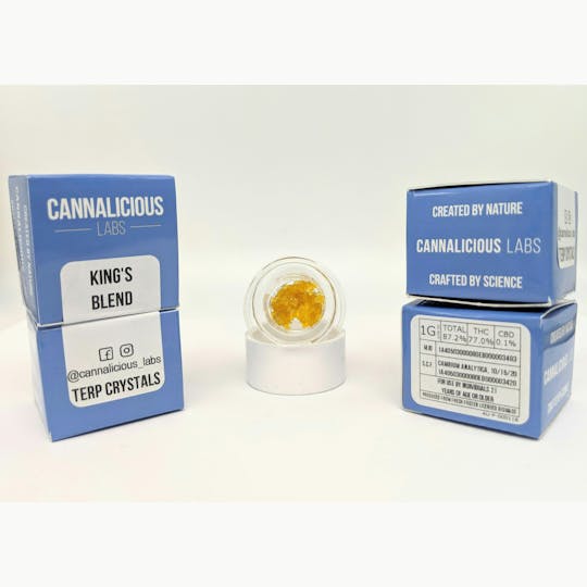Cannalicious Labs - King's Blend Terp Crystals - 1