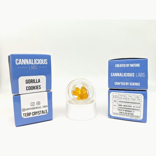 Cannalicious Labs - Gorilla Cookies Terp Crystals - 1