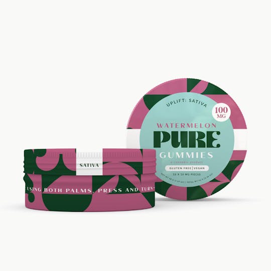 Pure - Pure Gummies Watermelon Sativa 100mg - 1