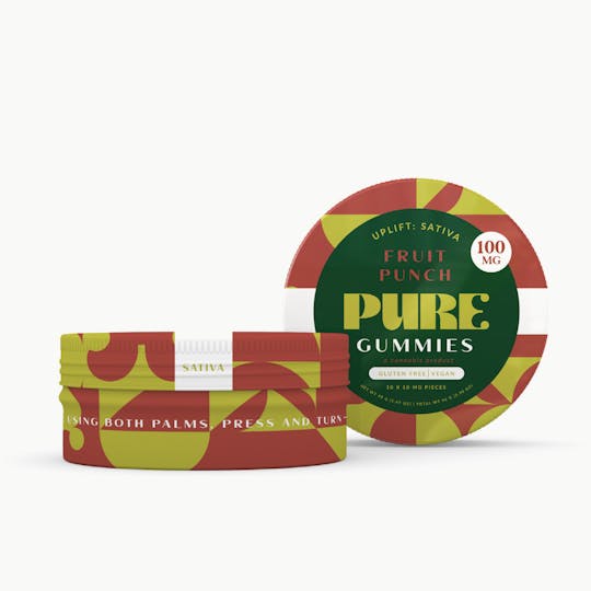 Pure - Pure Gummies Fruit Punch Sativa 100mg - 1