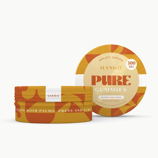 Pure - Pure Gummies Mango Sativa 300mg - 1