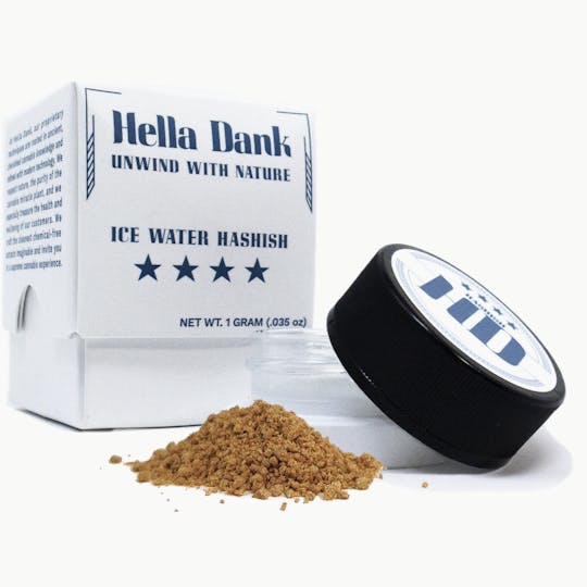 Hella Dank - GMO 4 Star Hash (Pressed & Sieved) - 1
