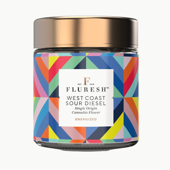 Fluresh - Fluresh 1/8th Jar: West Coast Sour Diesel - 1