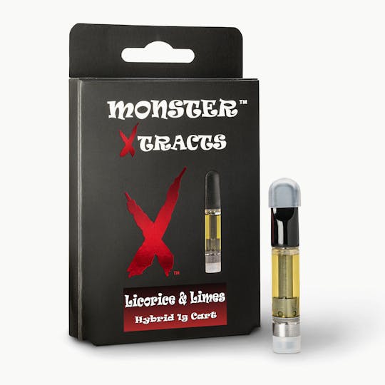 Monster Xtracts - Licorice & Limes 510 1g Cart - 1