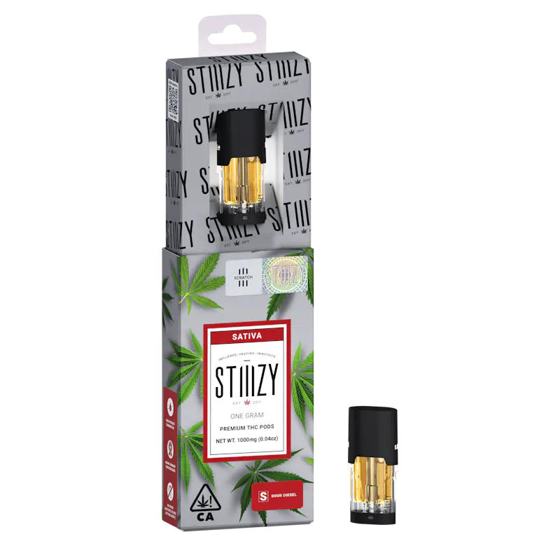 Stiiizy Sour Diesel Original THC Pod 1g pod
