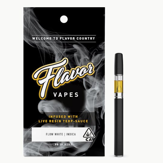 Flavor - Flow White | Live Resin Terp Sauce .5g Vape Pen - 1