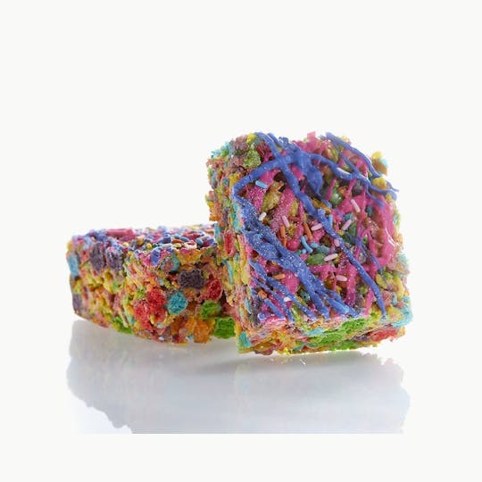 Double Dog Delicacies - Delta-8 THC Fruity Pebble Crispy Treats -- 100mg - 1