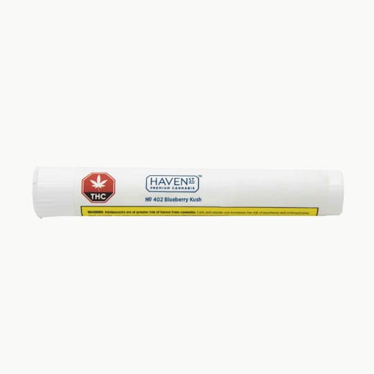 HAVEN St. Premium Cannabis - No. 402 Blueberry Kush Pre-Roll - 1
