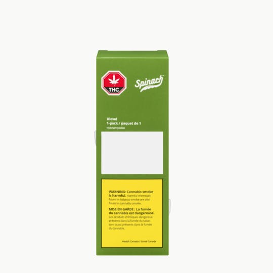 Spinach - Diesel Pre-Roll - 1