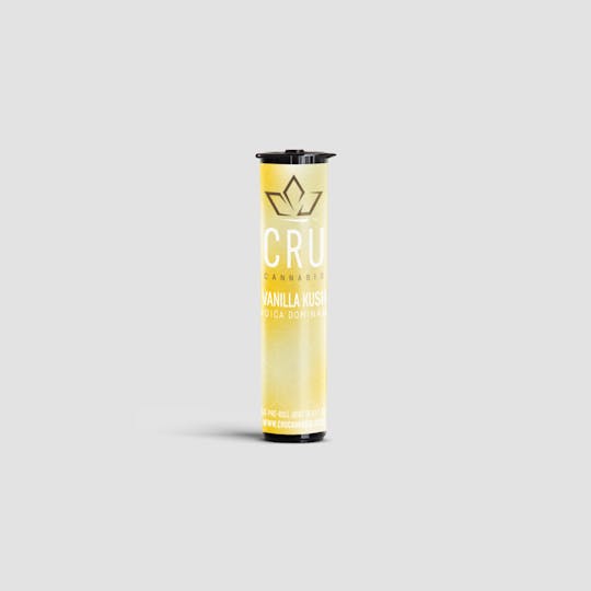 CRU Cannabis - Vanilla Kush (0.5G Pre-Roll) - 1