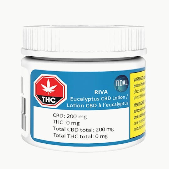 TIDAL - Riva Eucalyptus CBD Lotion - 1