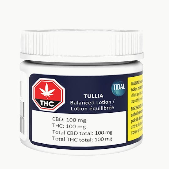 TIDAL - Tullia CBD:THC Lotion - 1