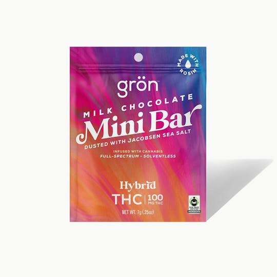 Grön Edibles - Grön THC Milk Chocolate Mini Bar - 1