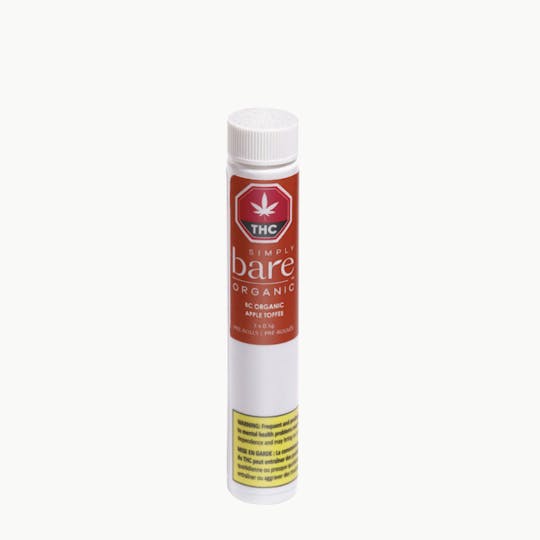 Simply Bare - BC Organic Apple Toffee Pre-Roll - 1