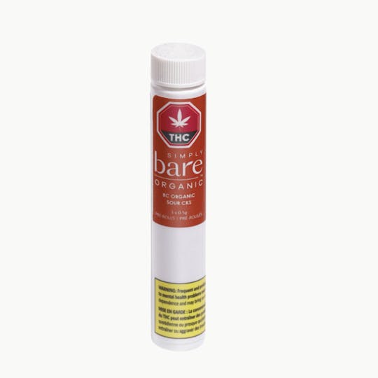 Simply Bare - BC Organic Sour Cookies Pre-Roll - 1