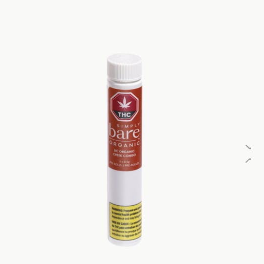 Simply Bare - BC Organic Creek Congo Pre-Roll - 1