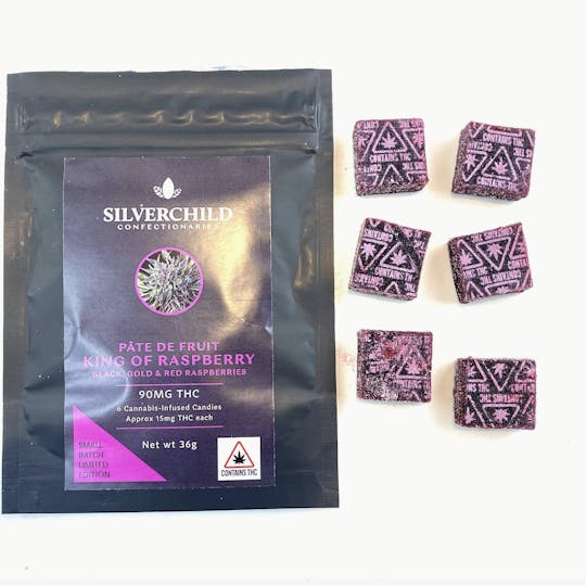 Indico - 90mg King of Raspberry Pate de Fruit - 1