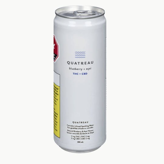Quatreau - Blueberry Acai Sparkling Water - 1